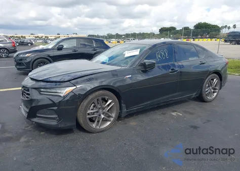 2025 Acura Tlx A-Spec Package из США, поврежденный, VIN 19UUB6F54SA003743